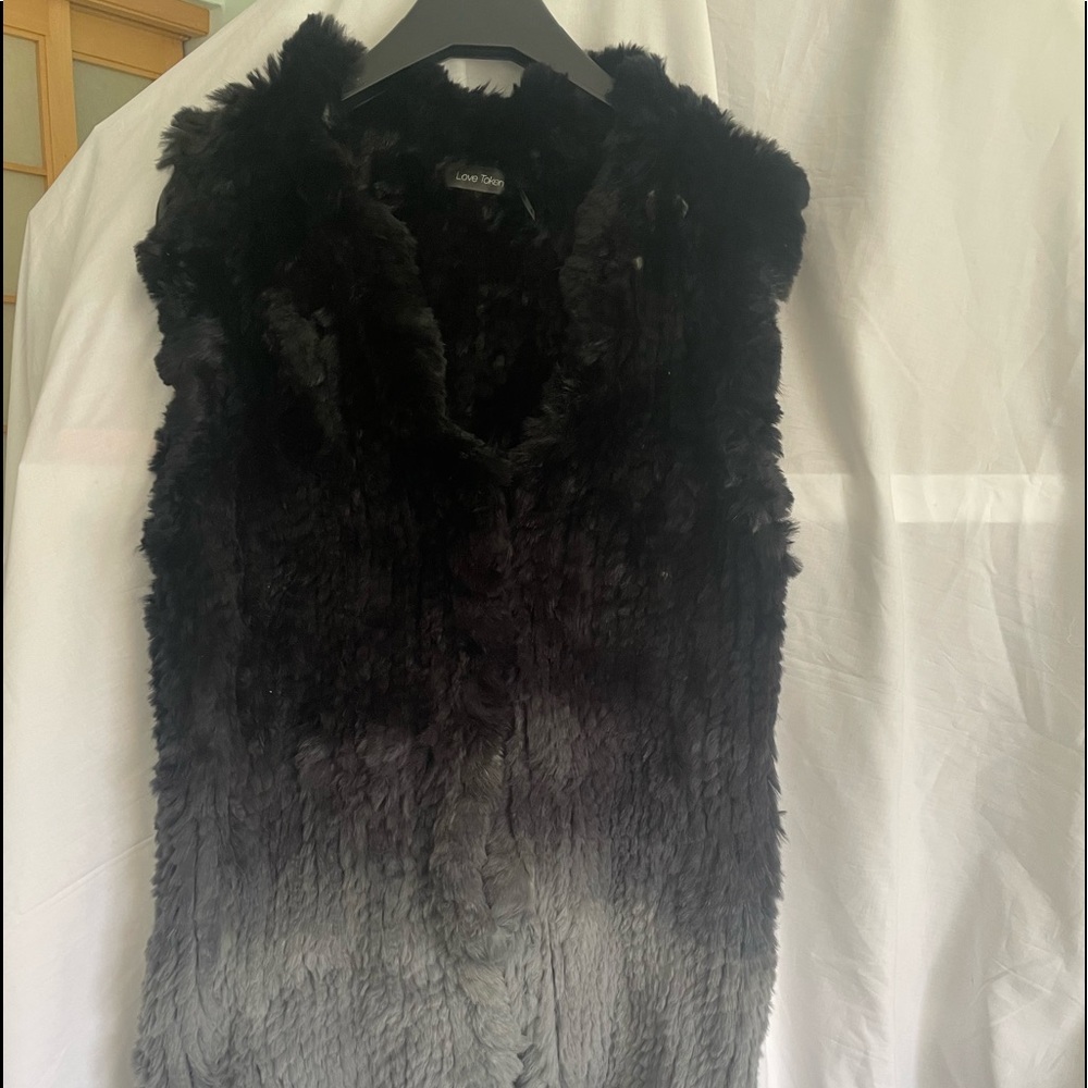 Love Token Rabbit fur vest
